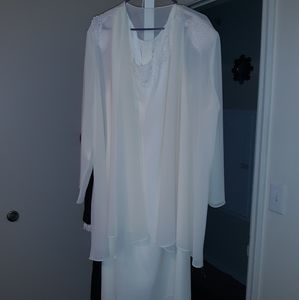 2piece cream outfit